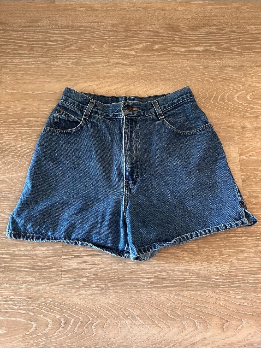 Gitano Dark Blue High-Waist Denim Shorts